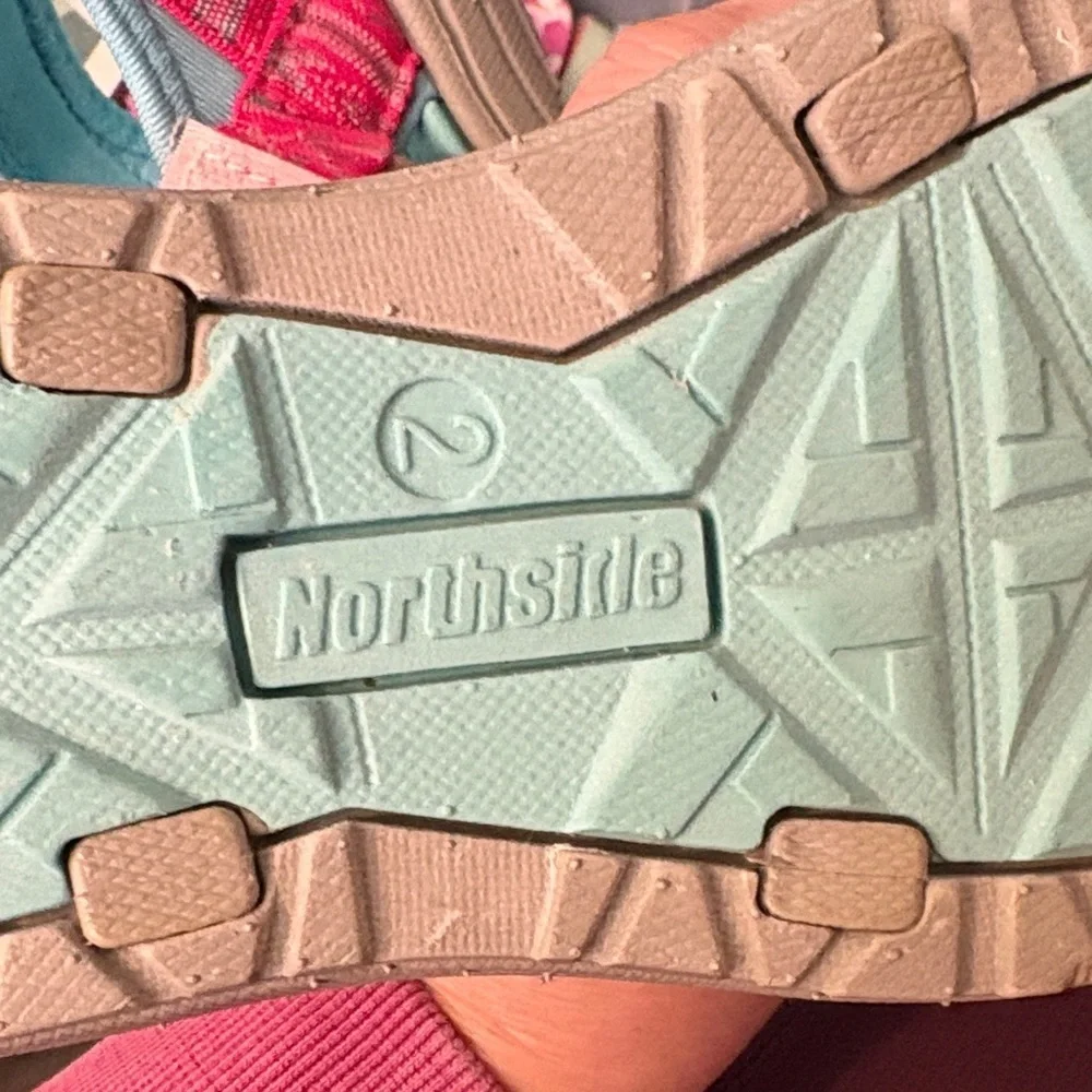 Mini Melissa Kids Sandals in Pink and Light Blue